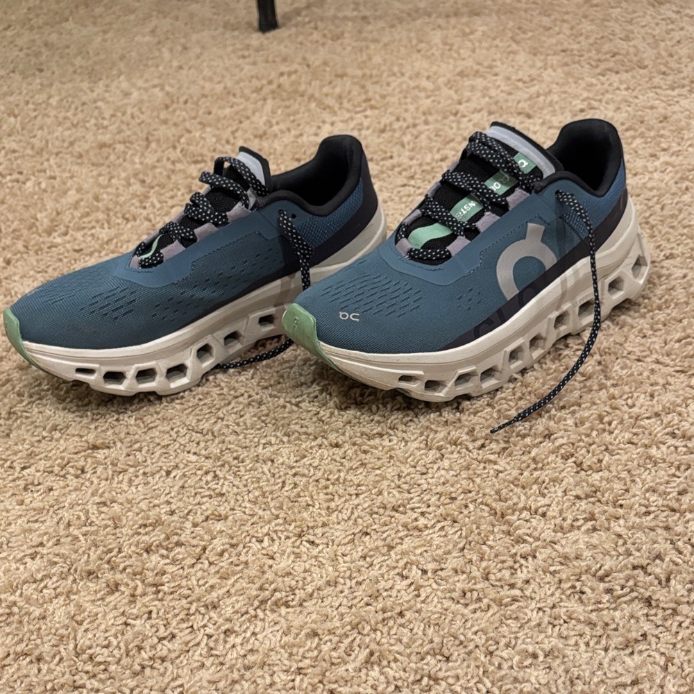 On Running Black and White Women's Running Shoes